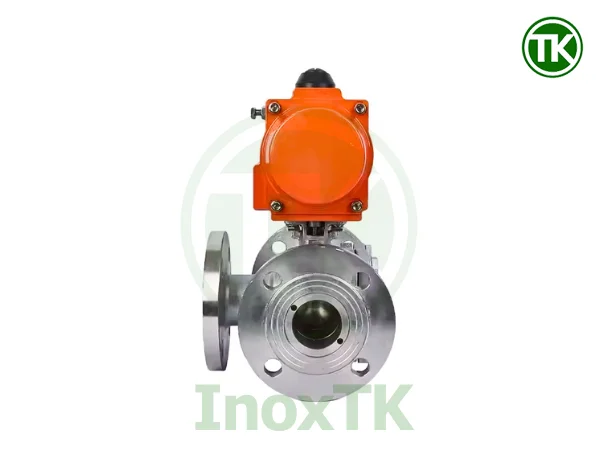 Ưu điểm van bi 3 ngả mặt bích khí nén inox