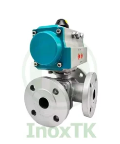 Phân loại van bi 3 ngả mặt bích khí nén inox