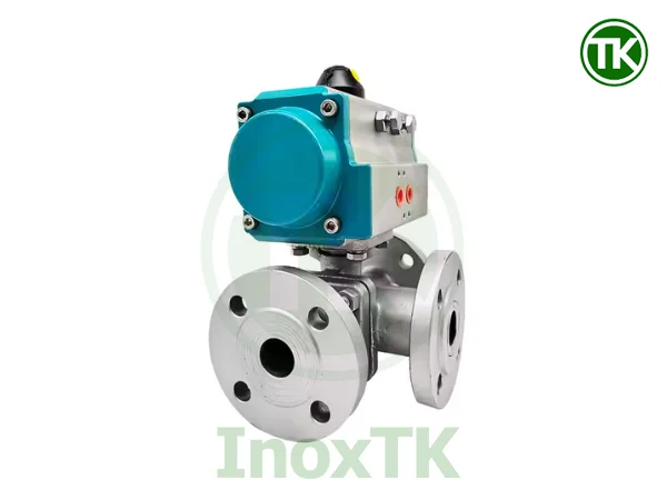 Phân loại van bi 3 ngả mặt bích khí nén inox