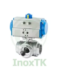 Van bi 3 ngả ren khí nén inox là gì?