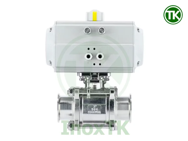 Ưu điểm van bi 3PC khí nén nối clamp