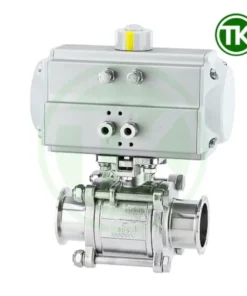 Van bi 3PC khí nén nối clamp