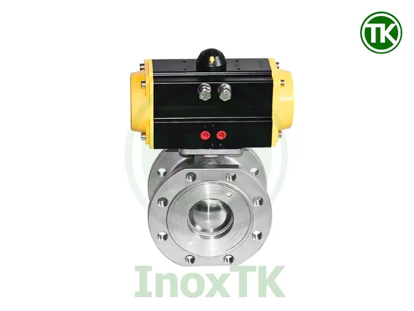 Ứng dụng của van bi mặt bích kẹp wafer khí nén