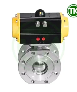Van bi mặt bích kẹp wafer khí nén