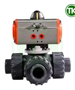 Van bi nhựa 3 ngả khí nén