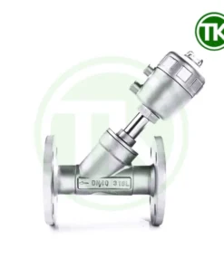 Van y xiên mặt bích khí nén