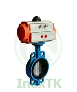 Van bướm khí nén thân gang canh inox là gì?