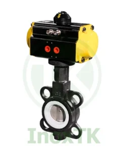 Ứng dụng thực tế của van bướm khí nén thân gang cánh inox