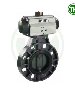 Van bướm nhựa PVC điều khiển khí nén