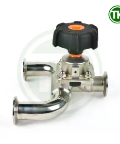 Van màng chữ U inox vi sinh - Van màng U-bend