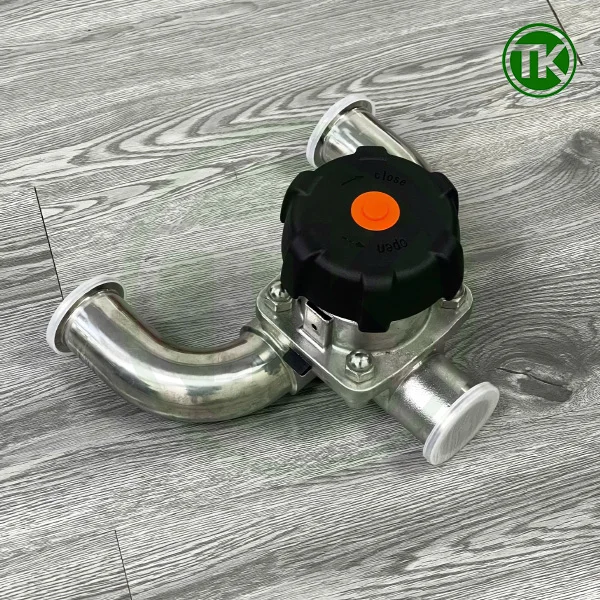 Van màng chữ U inox vi sinh có kết nối dạng clamp
