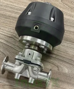 Van màng khí nén inox bộ điều khiển nhựa