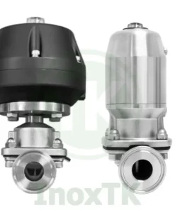 Phân biệt van màng khí nén inox bộ điều khiển nhựa và bộ điều khiển inox