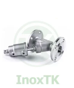 Ứng dụng van y xiên mặt bích khí nén