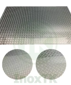 Tấm inox chống trượt dập gân