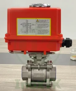 Van bi 3PC điều khiển điện 24V inox 304