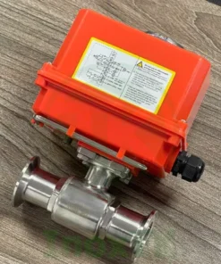 Van bi vi sinh điều khiển điện 24V inox