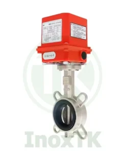 Van bướm điện 24V inox 304 gioăng EPDM