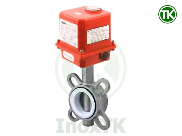 Van bướm điện 24V inox gioăng Teflon (PTFE) có nhiều ưu điểm vượt trội