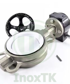 Van bướm inox tay quay