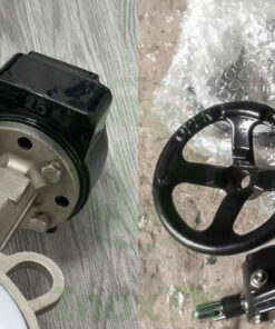 Van bướm inox tay quay