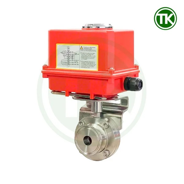 Van bướm vi sinh điều khiển điện 24V