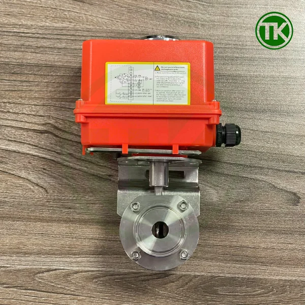 Van bướm vi sinh điều khiển điện 24V