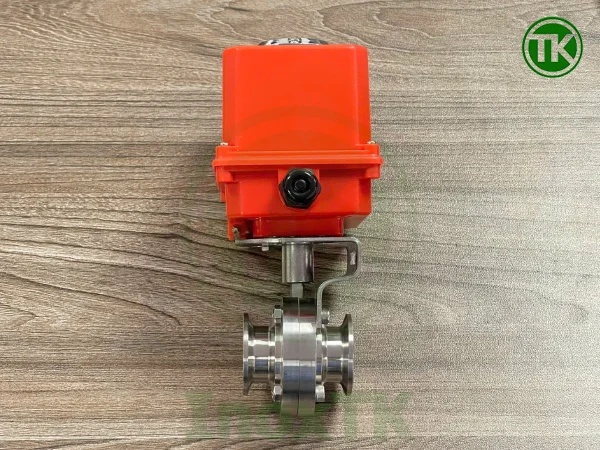 Van bướm vi sinh điều khiển điện 24V