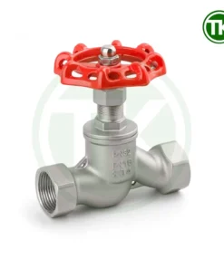 Van hơi chữ ngã inox nối ren (van yên ngựa)