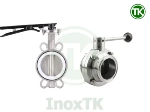 Phân biệt van bướm inox vi sinh và van bướm inox công nghiệp