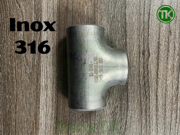 Tê inox 316