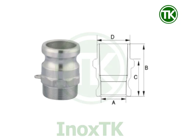 Khớp nối nhanh inox type F
