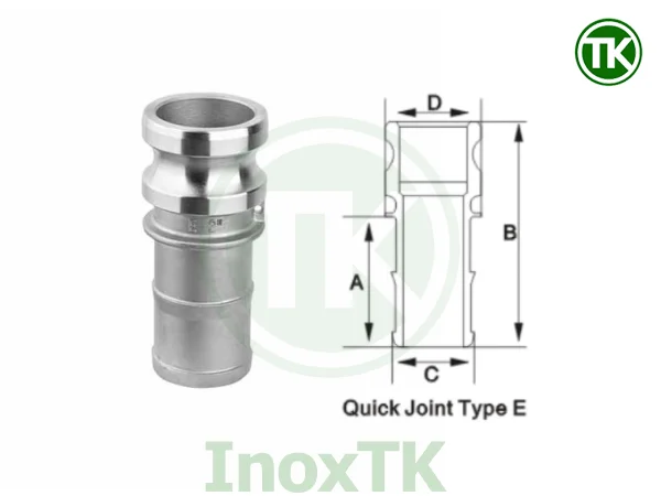 Khớp nối nhanh inox type E