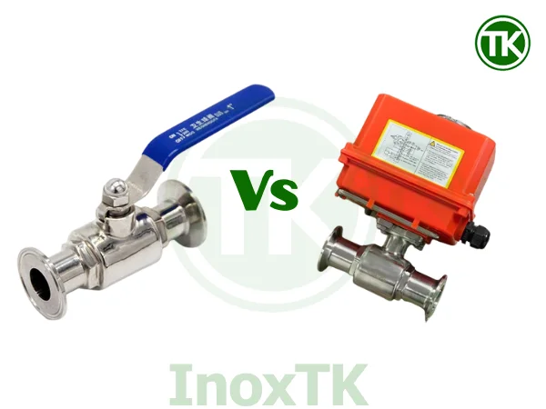 Tổng quan van bi vi sinh tay gạt, điện và khí nén