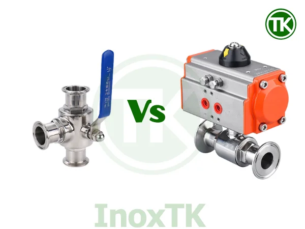 Chọn kiểu điều khiển van bi vi sinh phù hợp