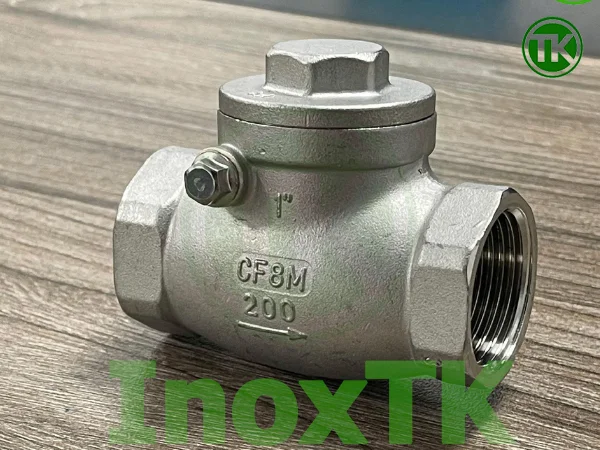 Van một chiều inox lá lật