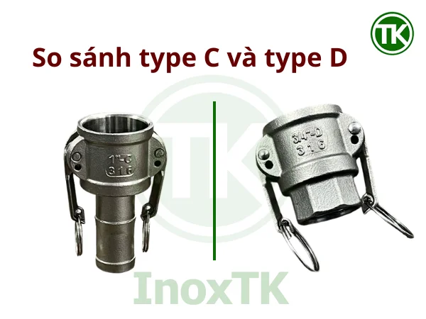Camlock type C và type D