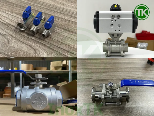 Inox TK cung cấp đầy đủ các dòng van bi inox theo 4 nhóm nhu cầu phổ biến