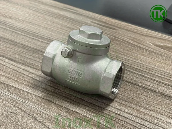 Van một chiều lá lật inox nối ren – Cấu tạo đơn giản nhưng không phải lúc nào cũng phù hợp