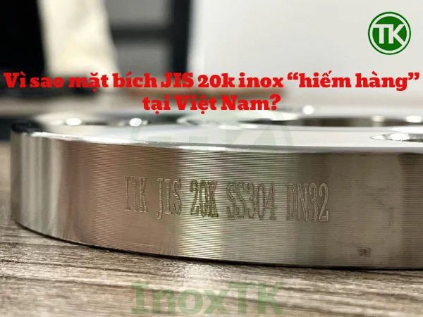 Vì sao mặt bích JIS 20K inox “hiếm hàng” tại Việt Nam?