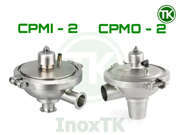 2 loại van điều áp bằng khí nén inox vi sinh