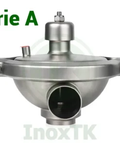 Van điều áp bằng khí nén inox vi sinh - Serie A