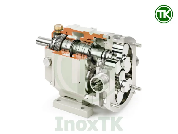 Cấu tạo buồng bơm lobe cánh khế