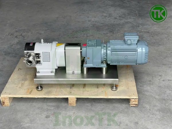 Bơm lobe cánh khế inox vi sinh