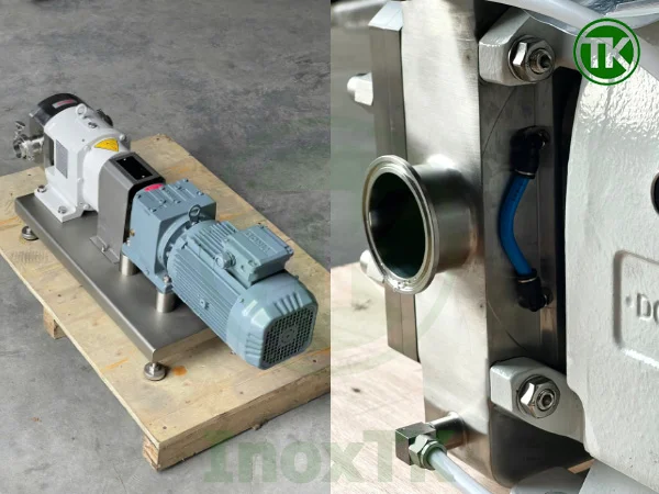 Bơm lobe cánh khế inox vi sinh