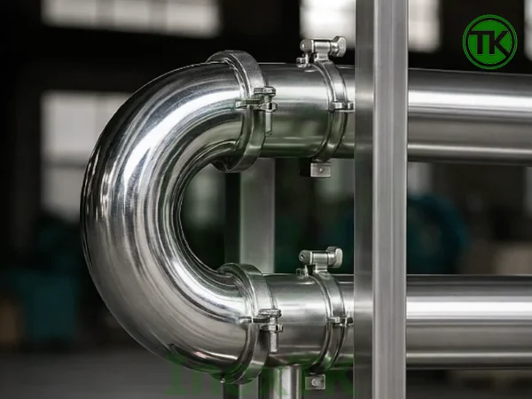 Hướng dẫn lắp đặt cút hàn 180° inox vi sinh