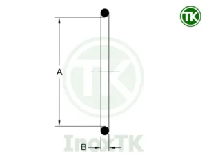 Gioăng O-ring mặt bích inox vi sinh Serie A