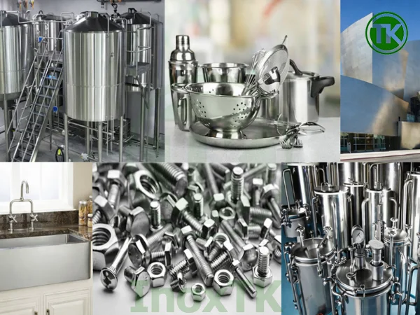 Ứng dụng của inox 304 trong thực tế