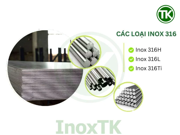Các loại inox 316 phổ biến hiện nay