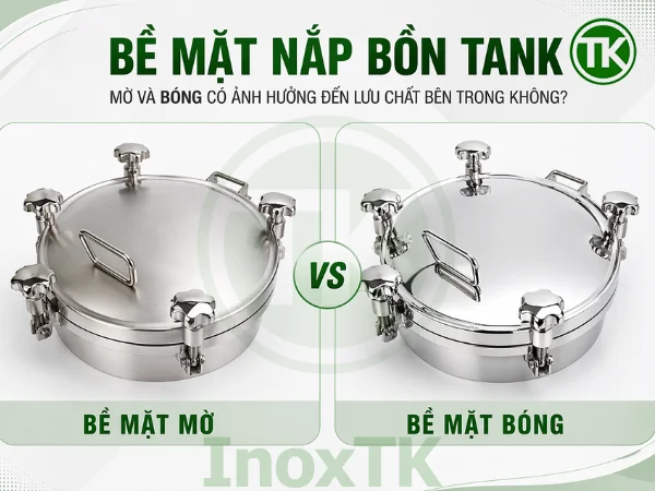 Bề mặt nắp bồn tank mờ và bóng là gì?